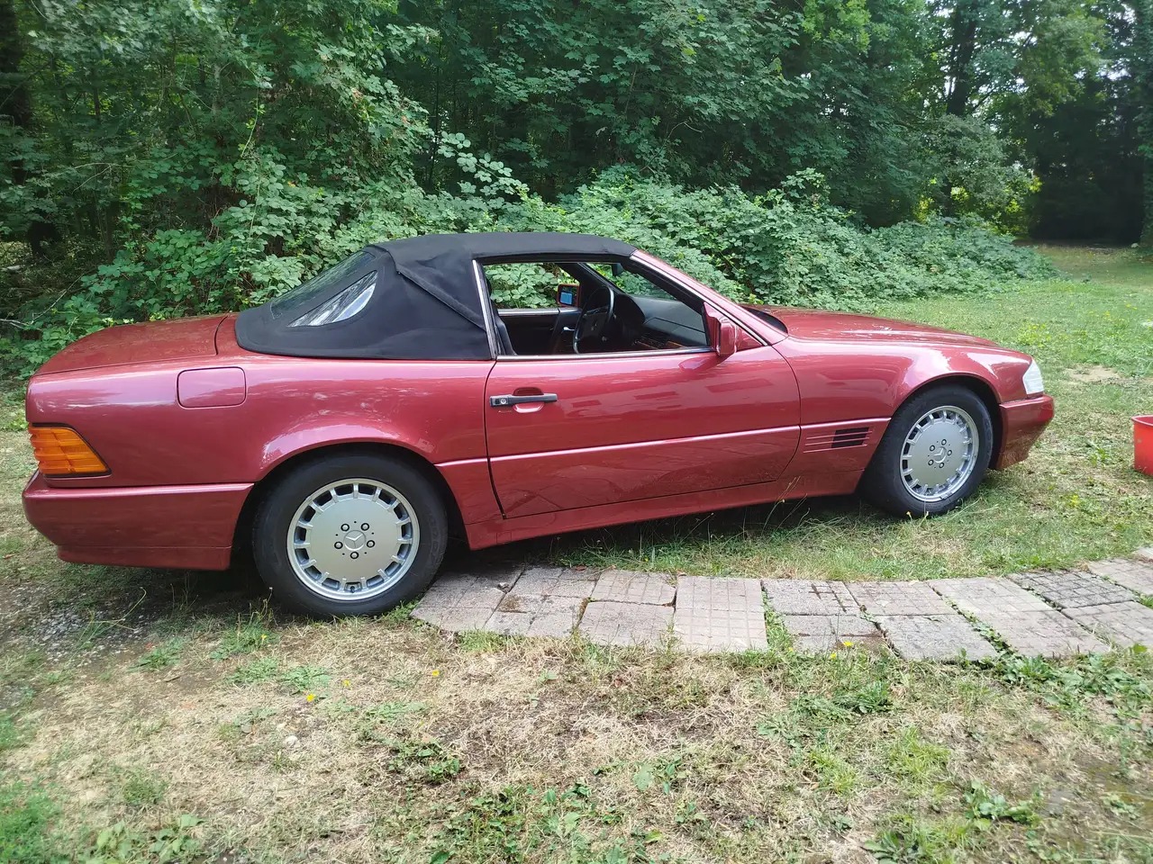 Mercedes-Benz 300 sl cabriolet 24 soupapes peinture neuve capote neuve echange possible, foto 6