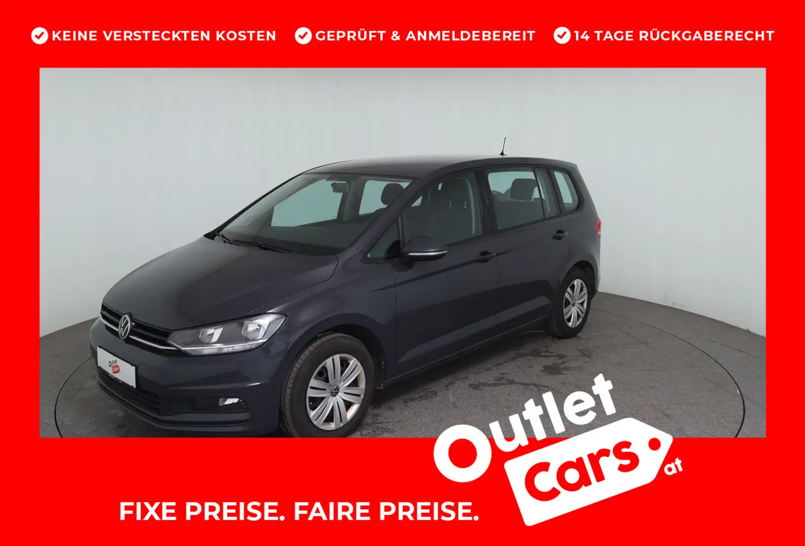Volkswagen Touran TDI Gris - 1