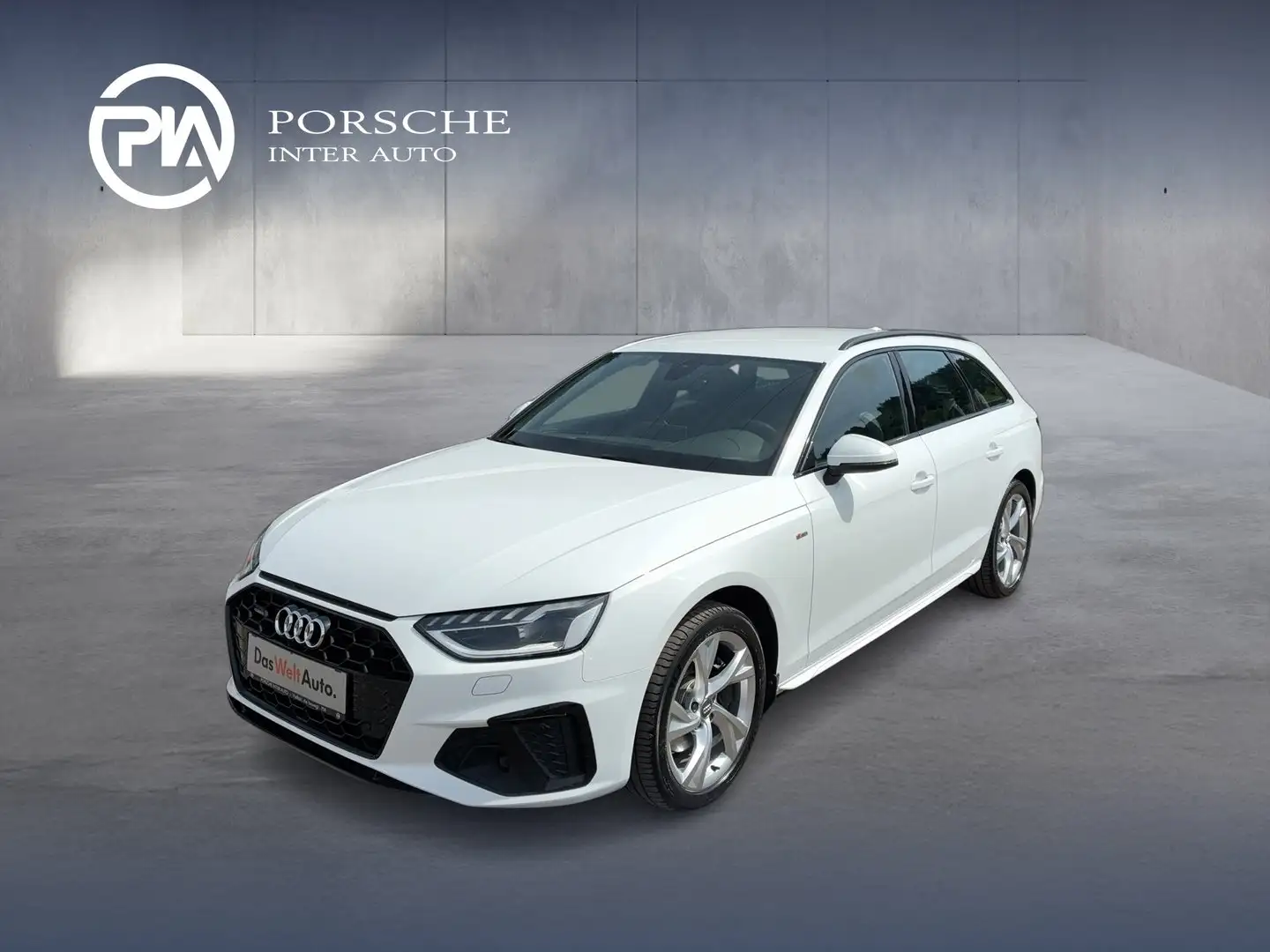 Audi A4 40 TDI quattro S line Weiß - 1