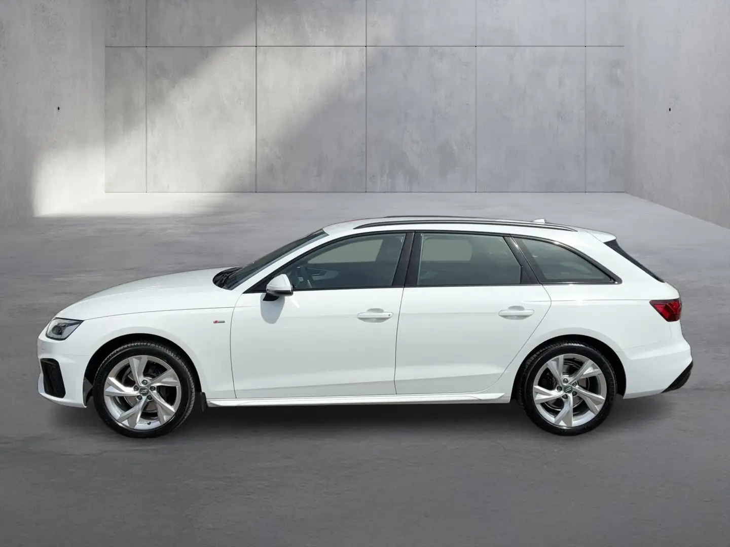 Audi A4 40 TDI quattro S line Weiß - 2
