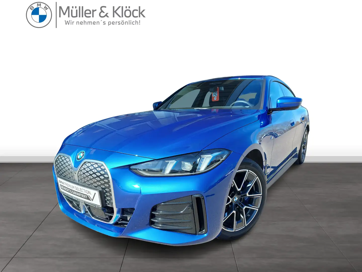 BMW i4 eDrive40 Gran Coupé M Sportpaket LCI Blau - 1