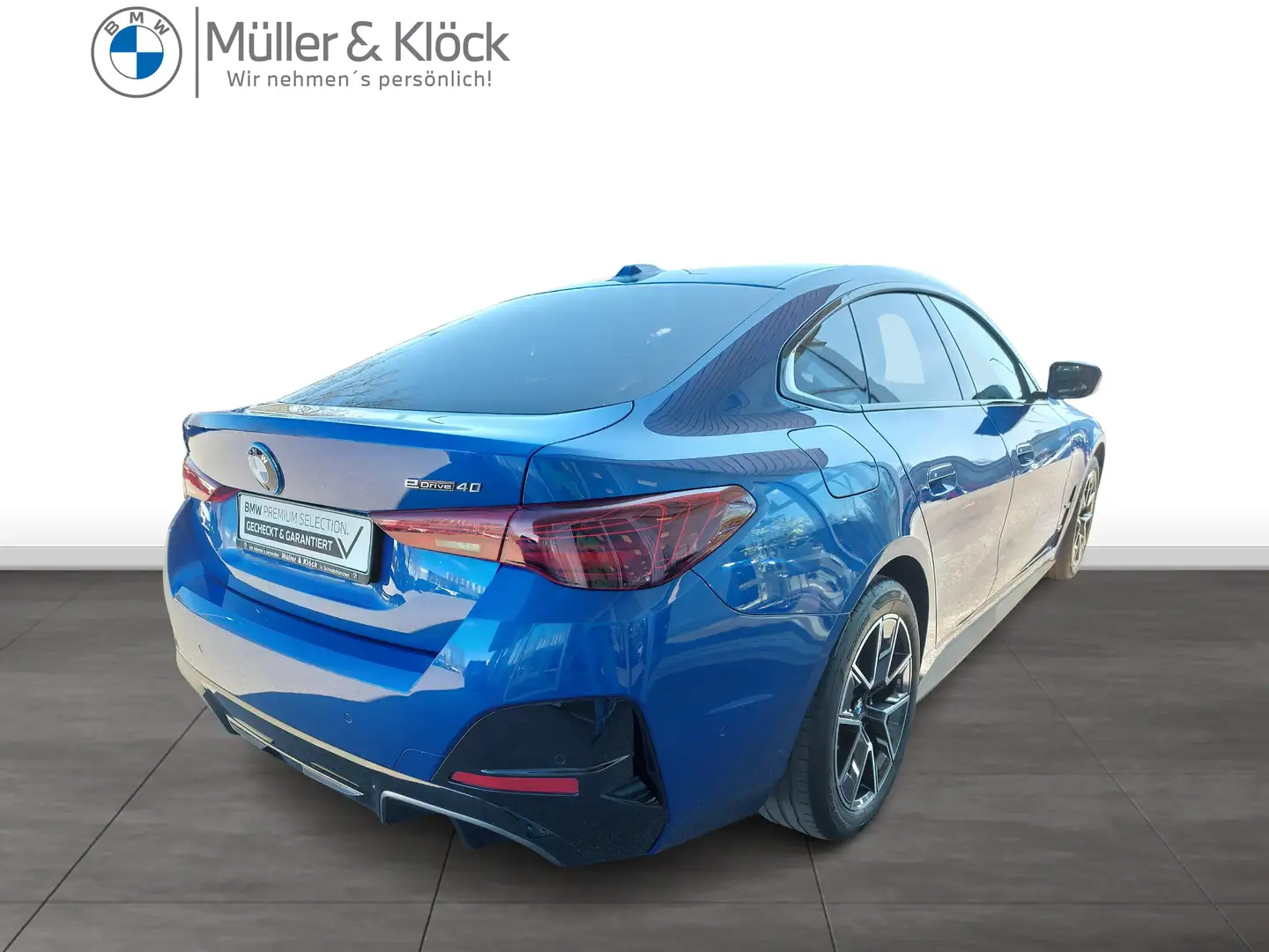 BMW i4 eDrive40 Gran Coupé M Sportpaket LCI Blau - 2
