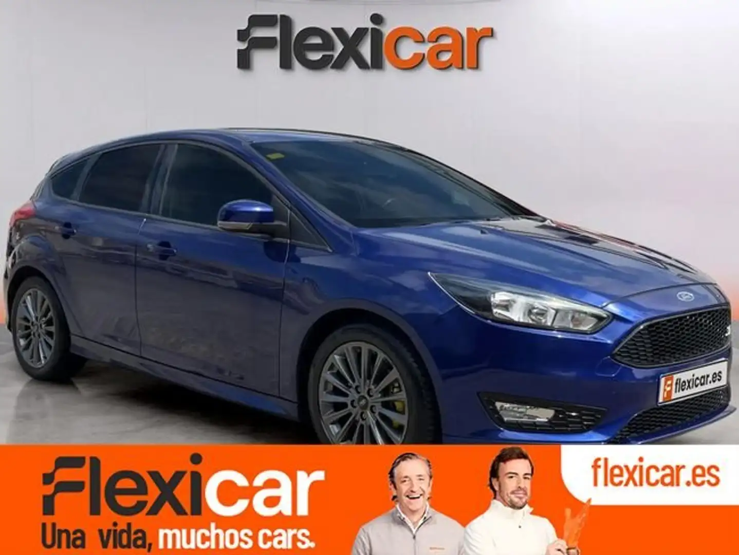 Ford Focus 1.5 Ecoboost Auto-S&S ST-Line 182 Bleu - 1