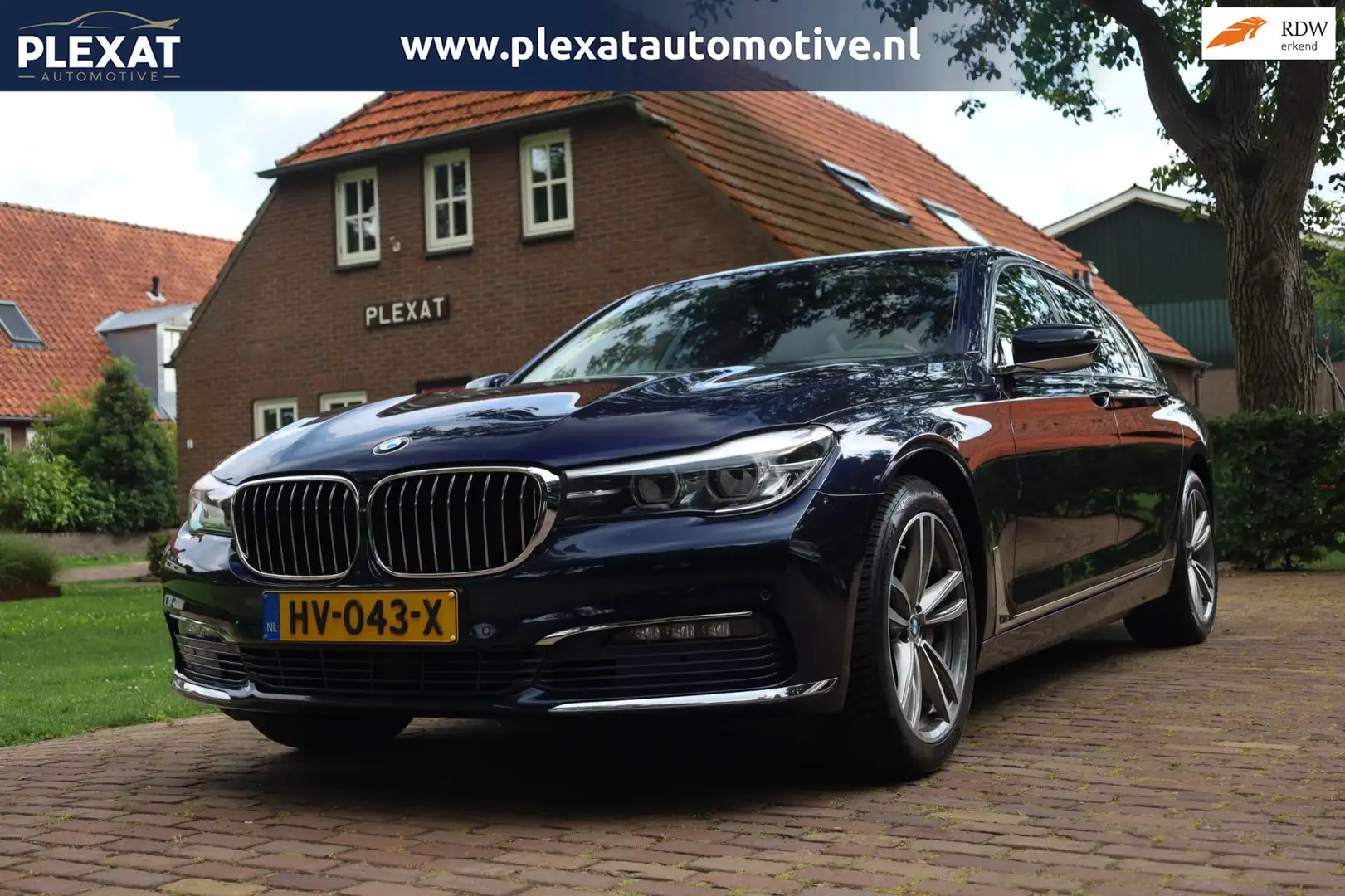 BMW 740 7-serie 740i High Executive Aut. | Orig. NL | Elek Blauw - 1