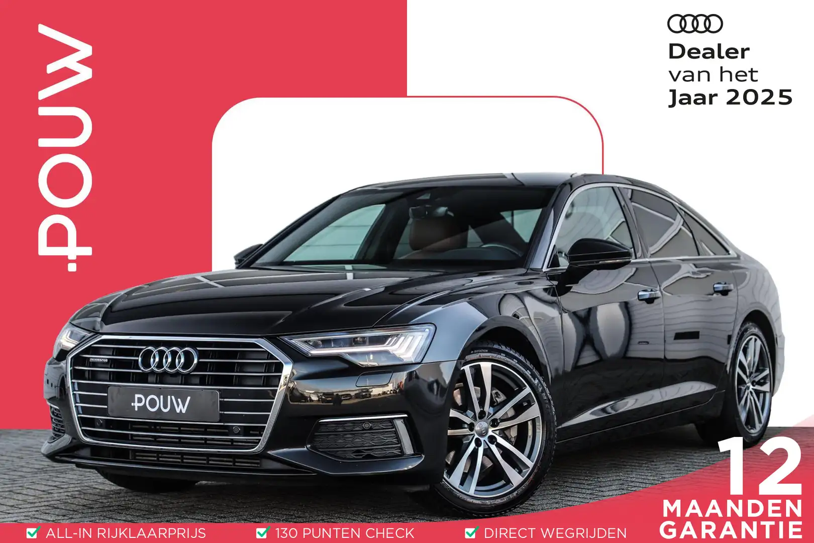 Audi A6 Limousine 45 TFSI 245pk Quattro Design Pro Line Pl Gris - 1