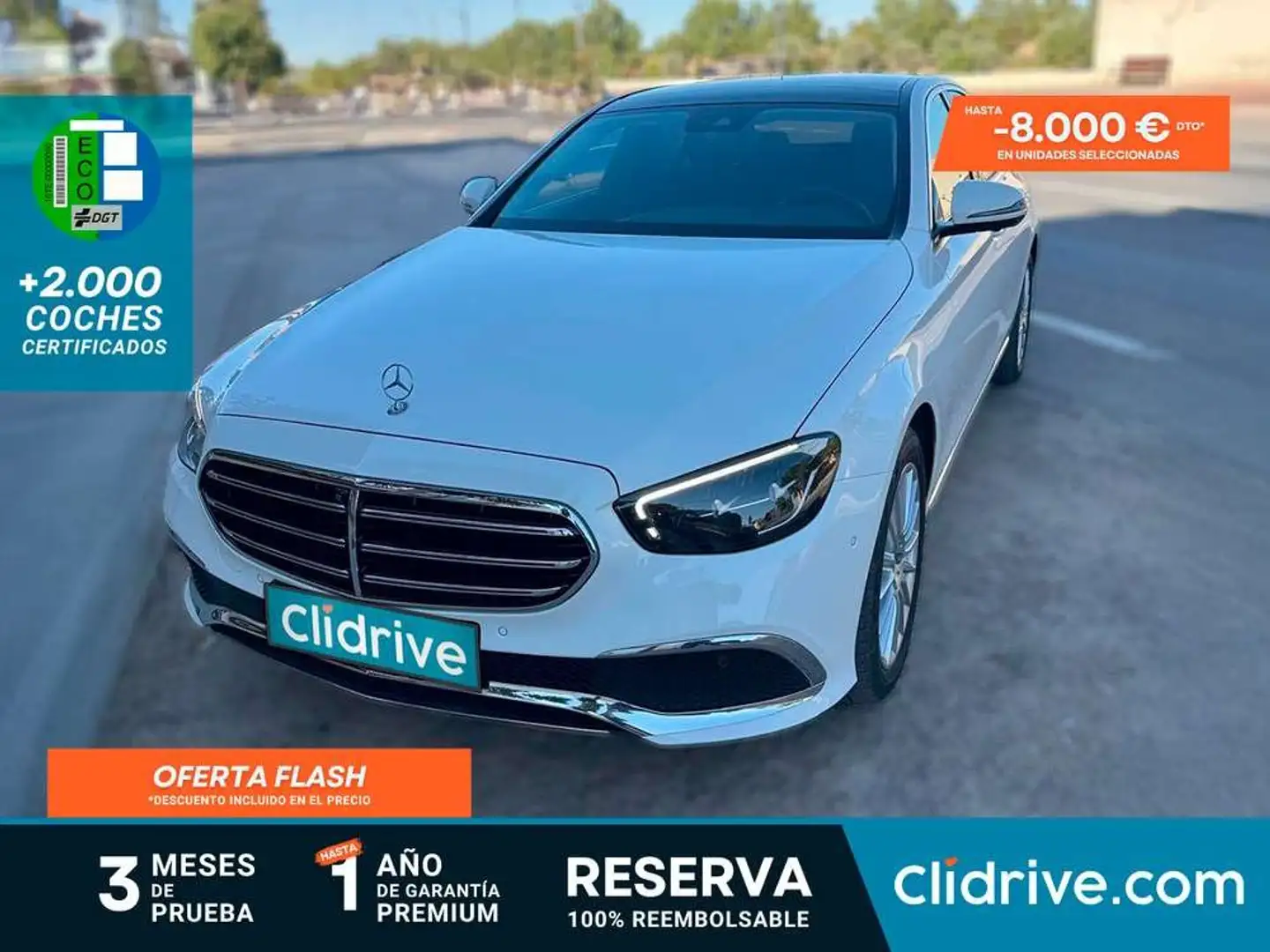 Mercedes-Benz E 220 d Blanc - 1