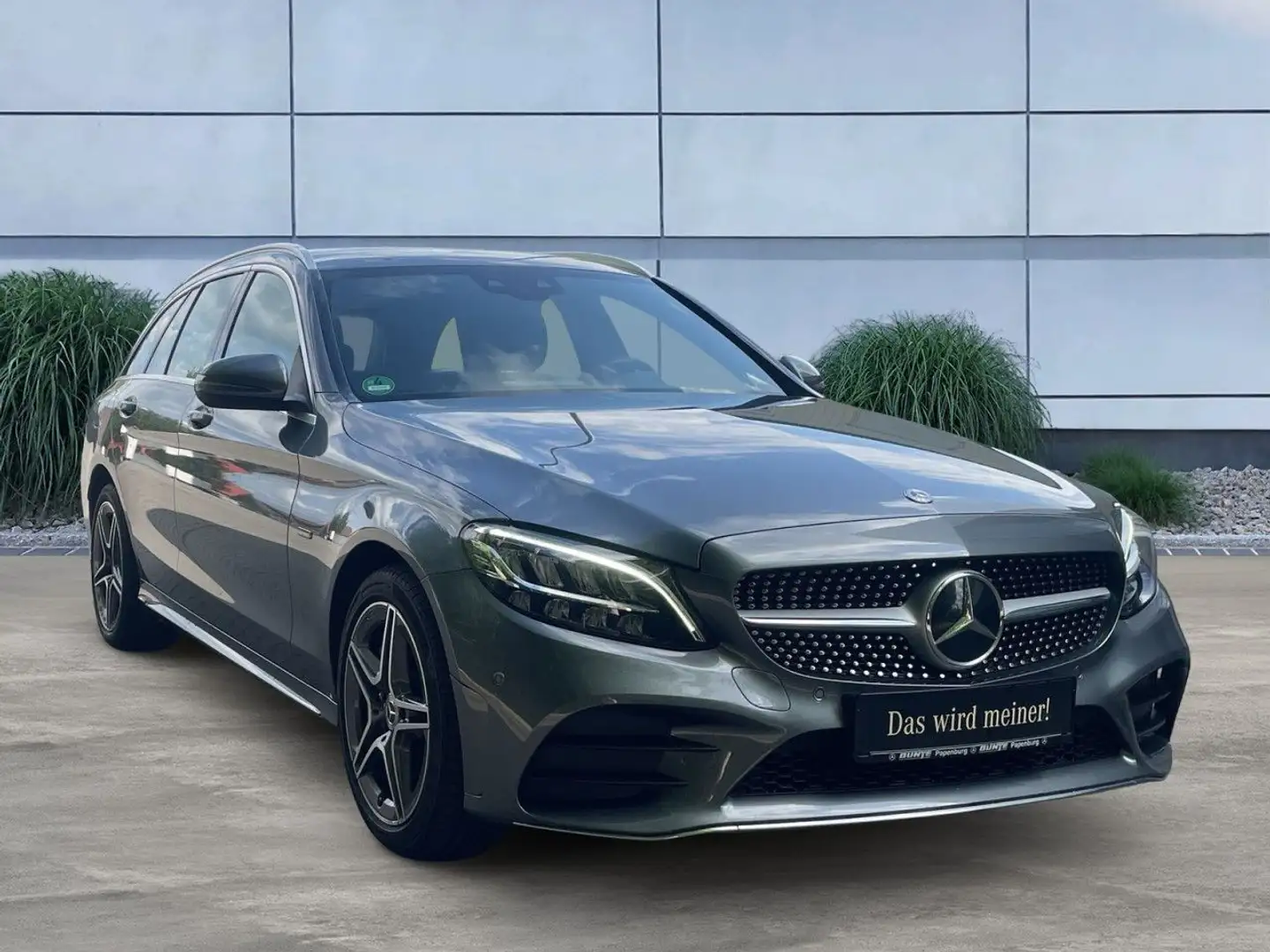 Mercedes-Benz C 300 de T AMG Line+LED+NAVI+BUISINESS+Standheiz Gris - 2
