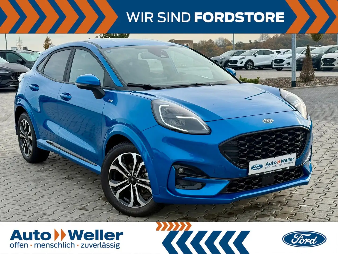 Ford Puma ST-Line X 1.0 EcoBoost Bi-LED Automatik Blau - 1