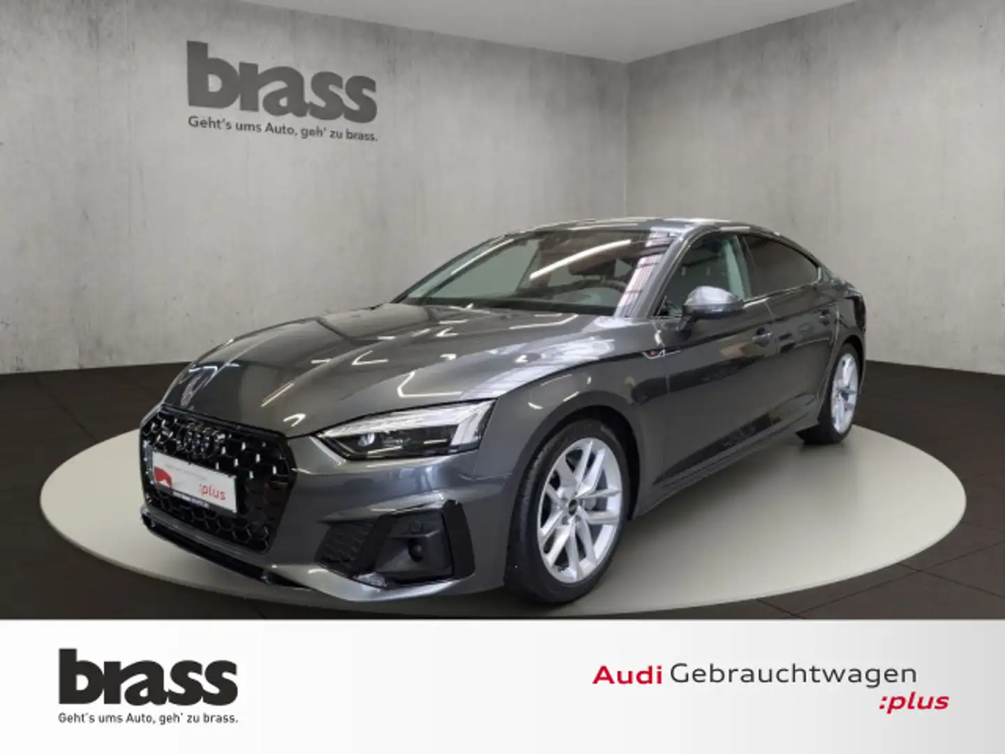 Audi A5 S line business 40 TDI quattro 150( Grau - 1