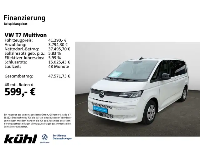 Volkswagen T7 Multivan 2.0 TDI DSG 7. Sitzer Navi,PDC v+h,S