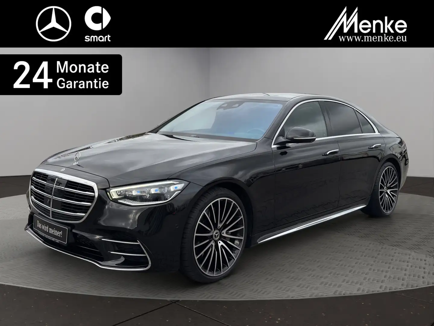 Mercedes-Benz S 580 4M AMG+4Sitzbelftg+HA-Lenkg+Burm3D+Servos Schwarz - 1