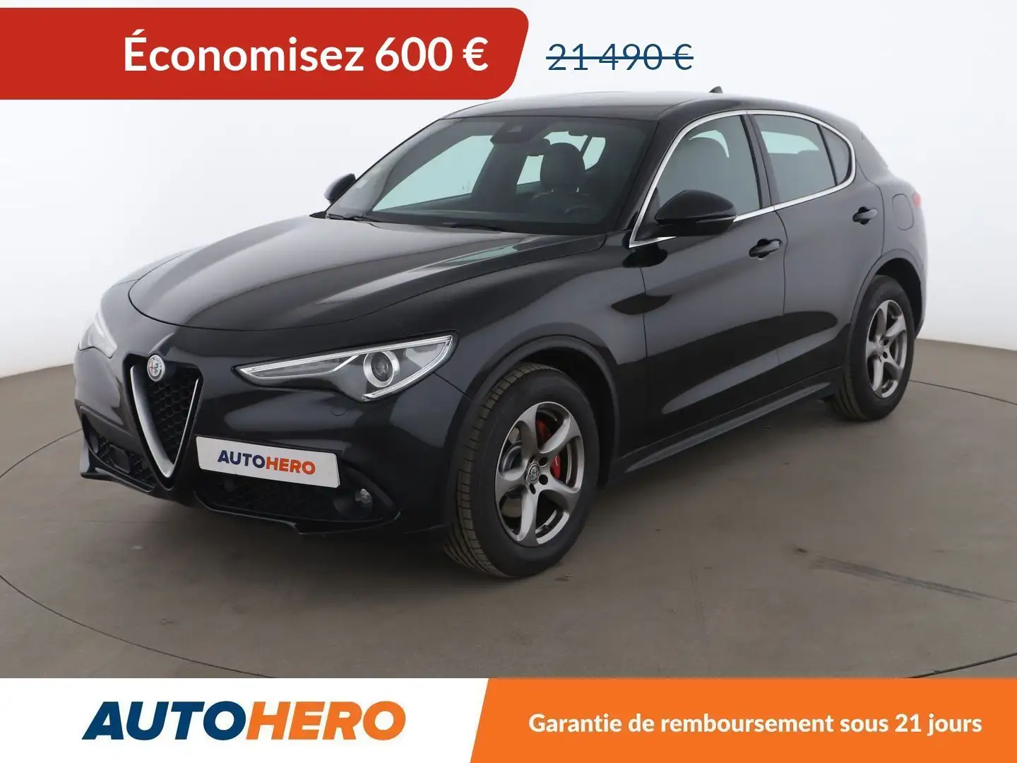 Alfa Romeo Stelvio 2.2 Diesel Super AT8 Noir - 1