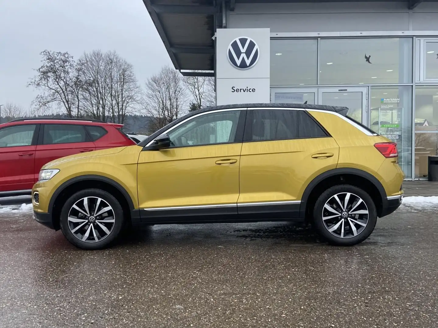 Volkswagen T-Roc 1.5 TSI Style FAHRERASSISTENZPAKET-PLUS+KA Gelb - 2