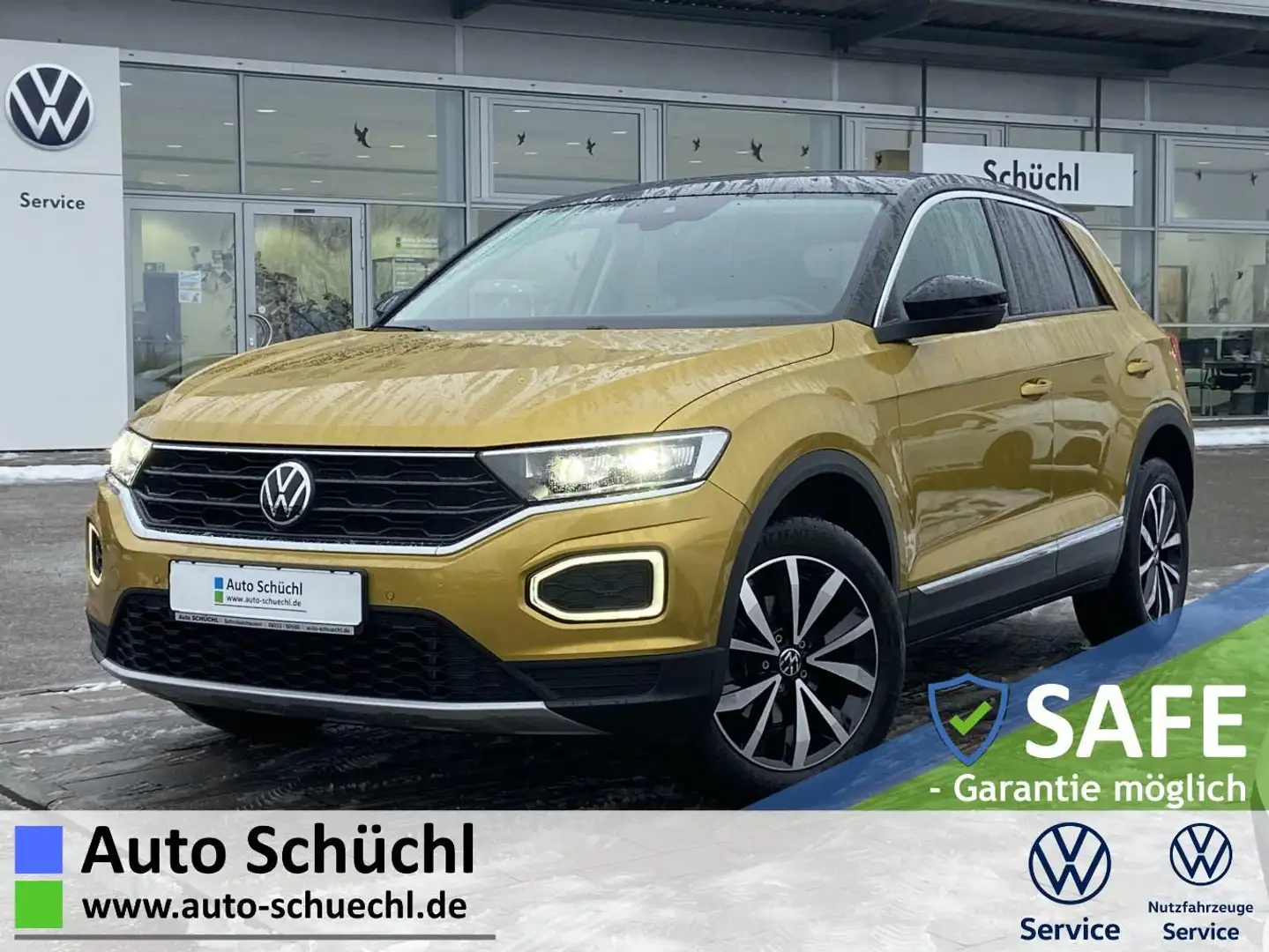Volkswagen T-Roc 1.5 TSI Style FAHRERASSISTENZPAKET-PLUS+KA Gelb - 1