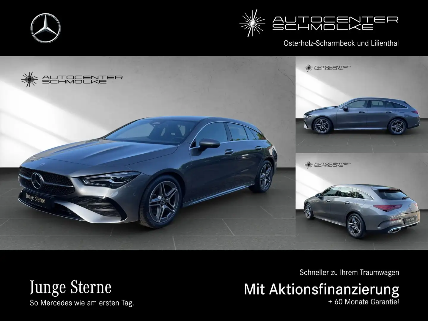 Mercedes-Benz CLA 200 CLA 200 SB AMG Advanced+ AMBIENTE*MBUX*RFK*etc.. Gris - 1