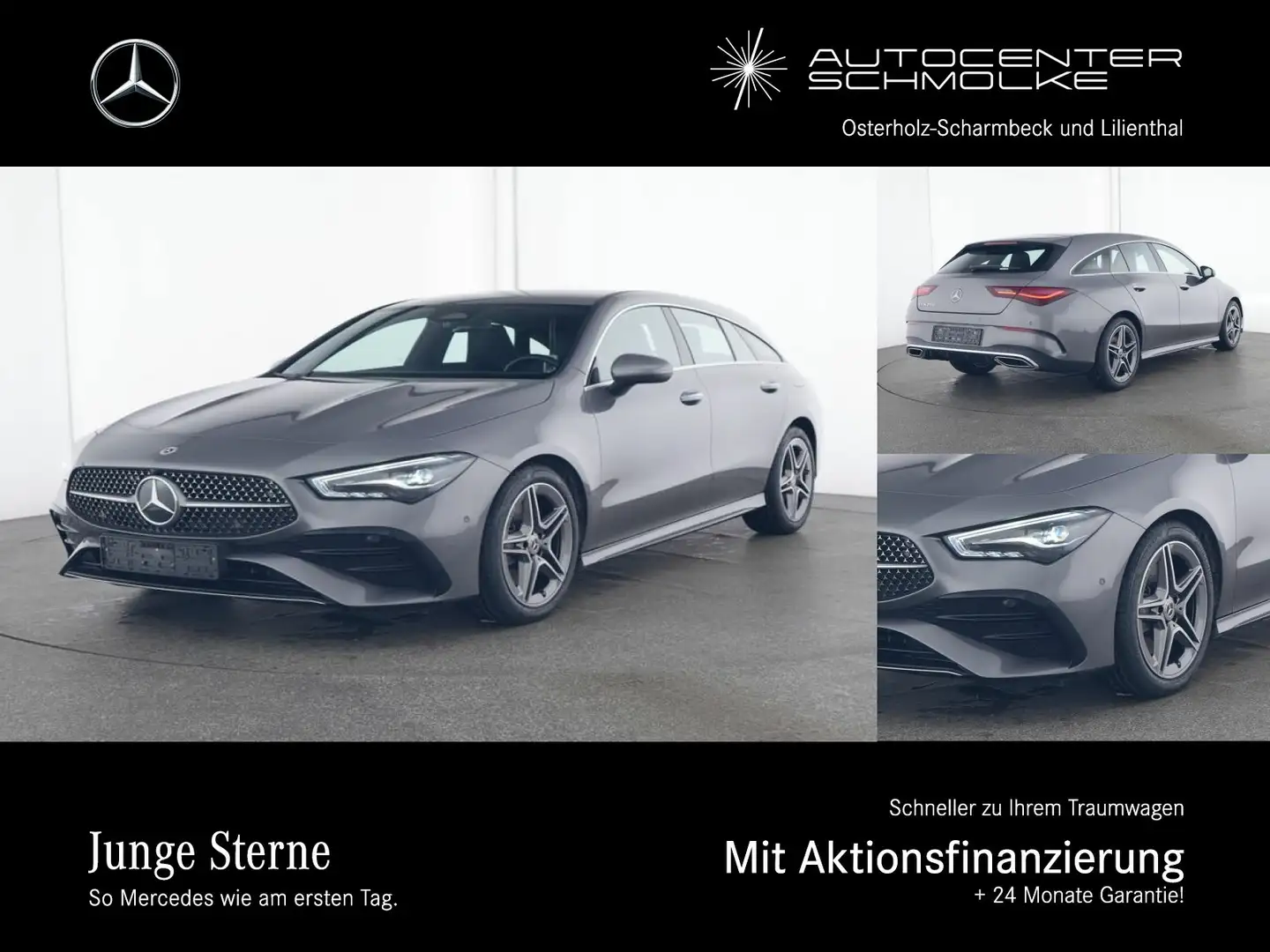 Mercedes-Benz CLA 200 CLA 200 SB AMG Advanced+ AMBIENTE*MBUX*RFK*etc.. Gris - 1