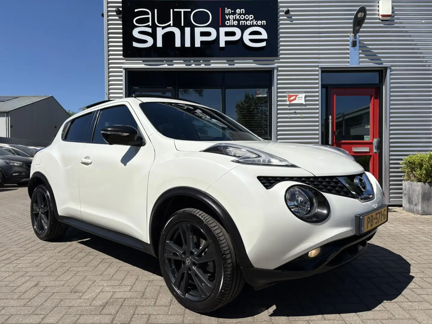 Nissan Juke 1.6 DIG-T Tekna -190 PK-VOLLEDER-OPEN DAK-360 CAME Wit - 2
