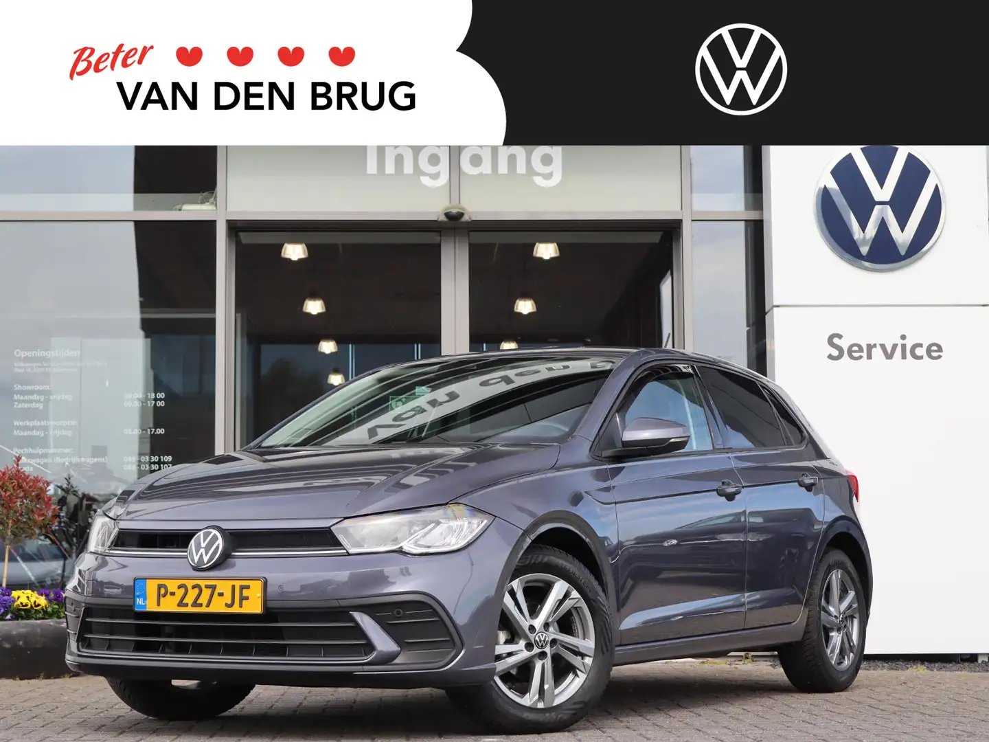 Volkswagen Polo 1.0 TSI 95 pk Life | Navigatie via App Connect | L Grijs - 1