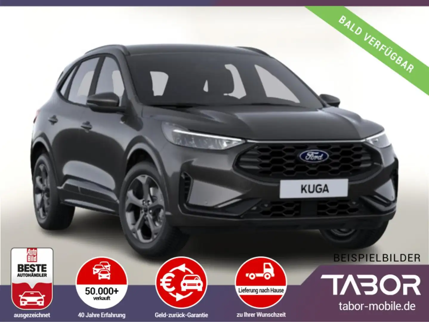 Ford Kuga 2.5 FHEV 180 CVT ST-Line Nav Privacy Kam Grau - 1