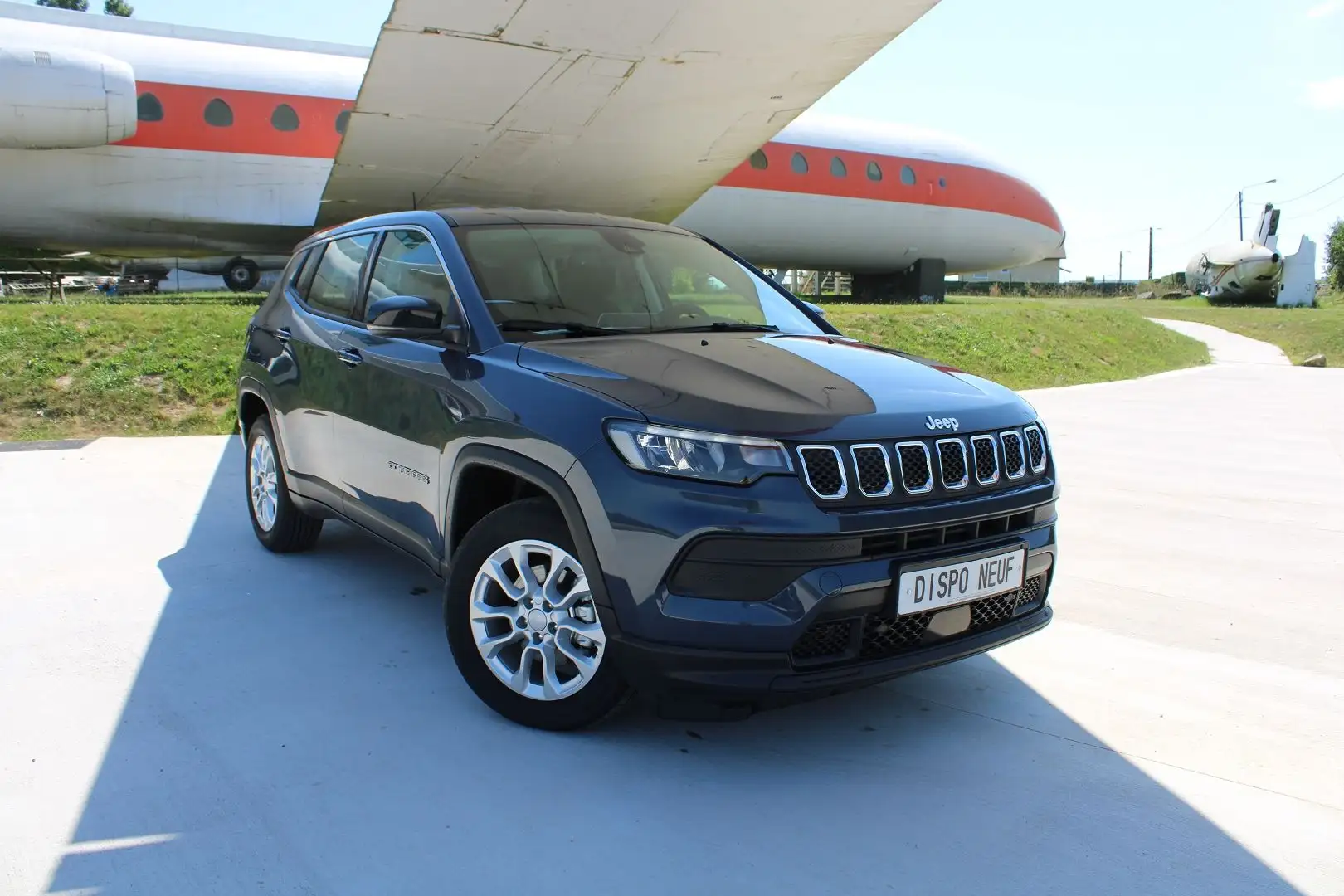 Jeep Compass LONGITUDE TURBO 130 BOITE 6V CAMÉRA GPS LINK USB R Bleu - 1
