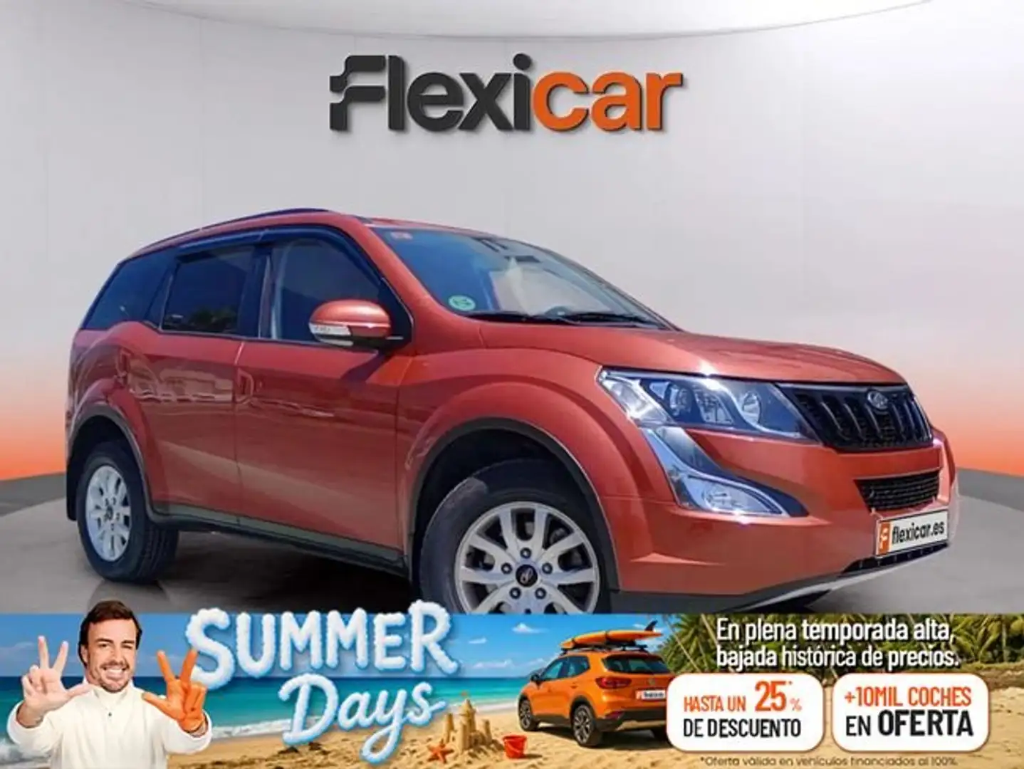 Mahindra XUV500 AWD (4X4) W8 - 7 plazas Orange - 1