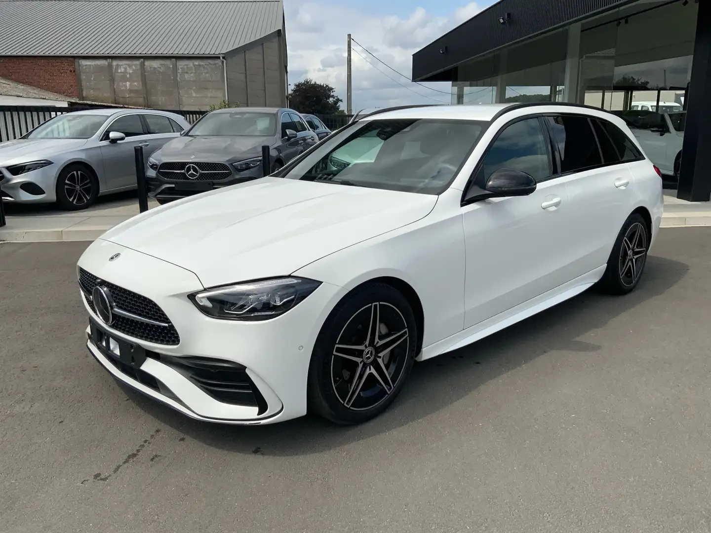 Mercedes-Benz C 180 T 9G-TRONIC AMG Line Advanced night pakket Blanc - 2