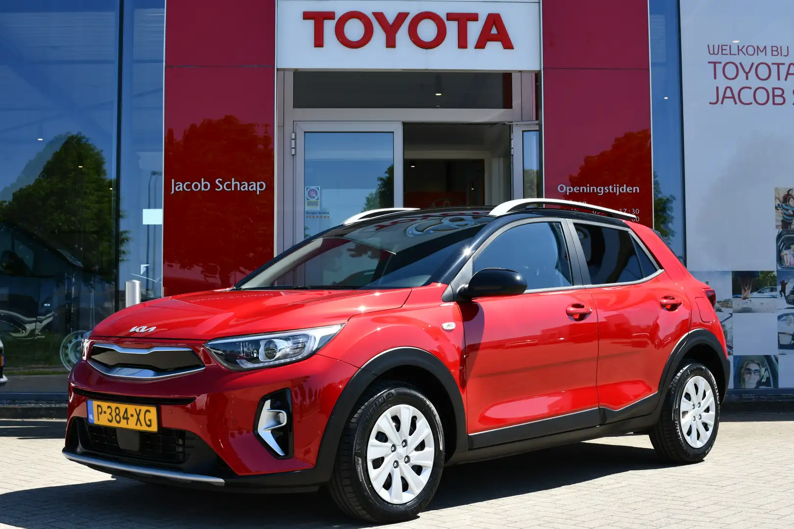 Kia Stonic 1.0 T-GDi MHEV DynamicPlusLine 100pk | Navigatie | Rouge - 1