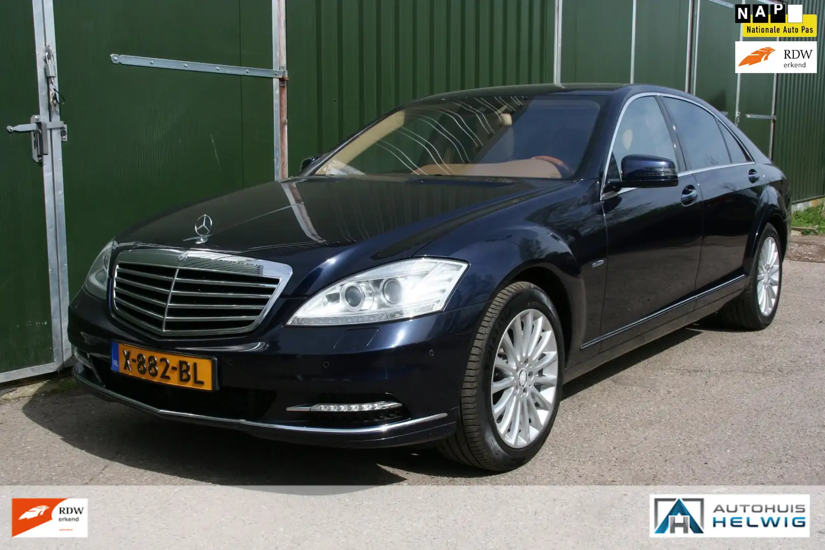Mercedes-Benz S 500 Lang Prestige Plus, 1e EIGENAAR, DEALER ONDERHOUDE Modrá - 1