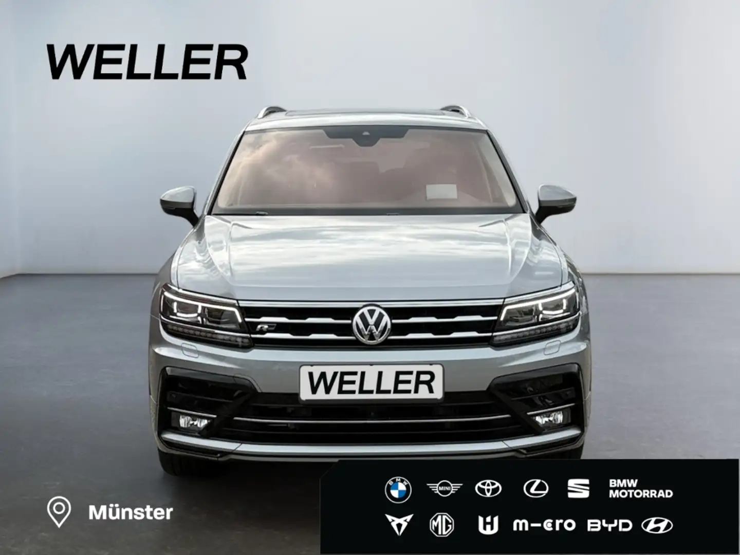 Volkswagen Tiguan Allspace 2.0 TDI 4M R-Line *LED*ACC*HUD*AHK* Silber - 2