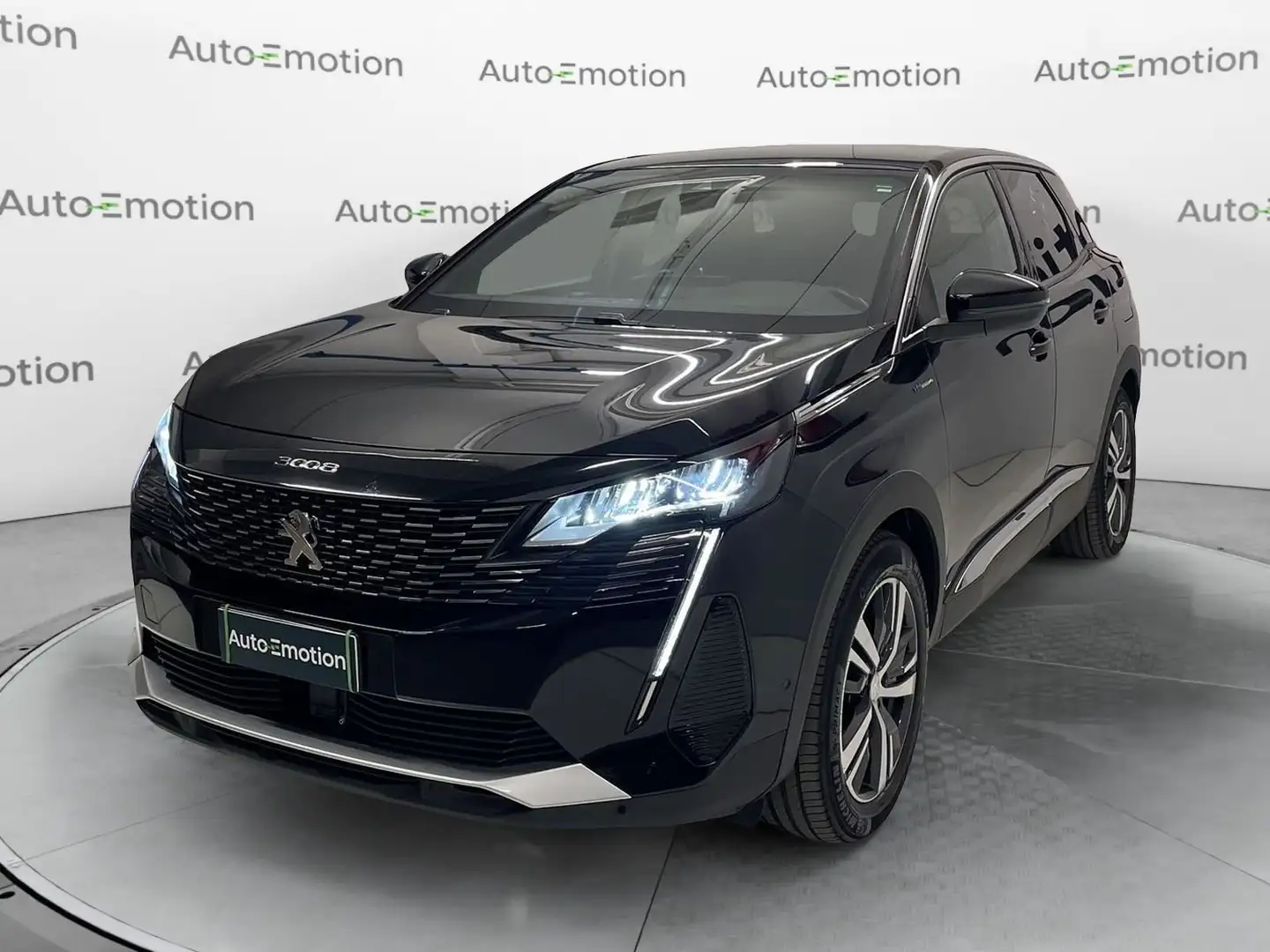 Peugeot 3008 Hybrid4 300 e-EAT8 Allure Schwarz - 1