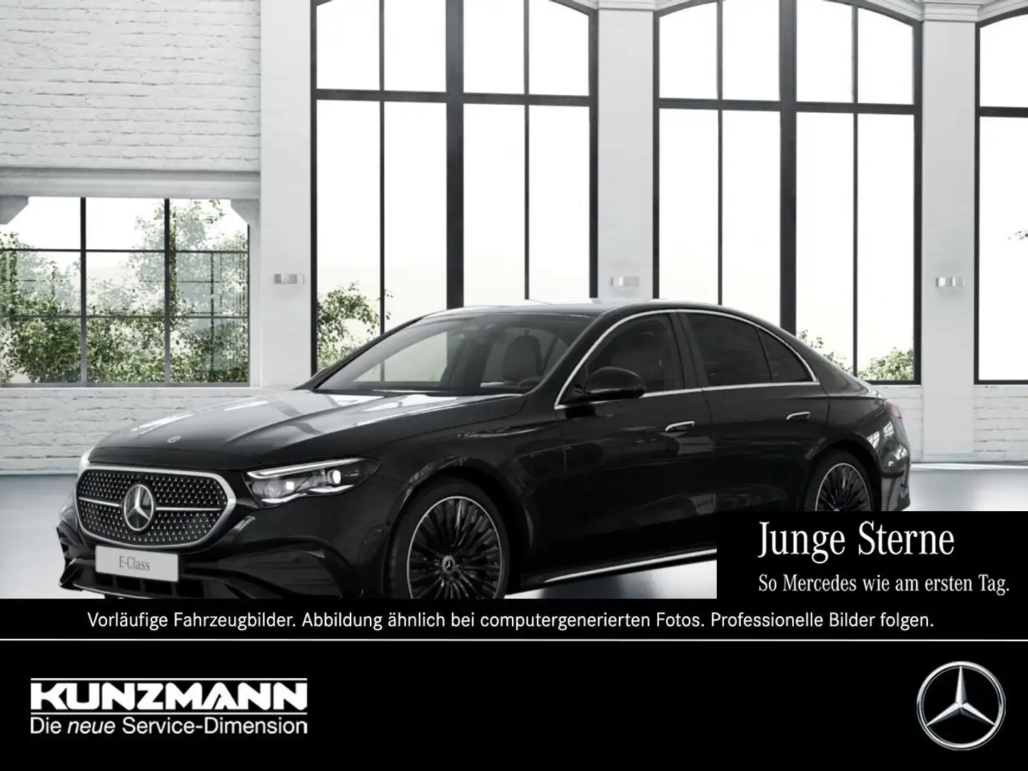 Mercedes-Benz E 300 e AMG Distronic AHK 360° Memory Sitzklima Zwart - 1