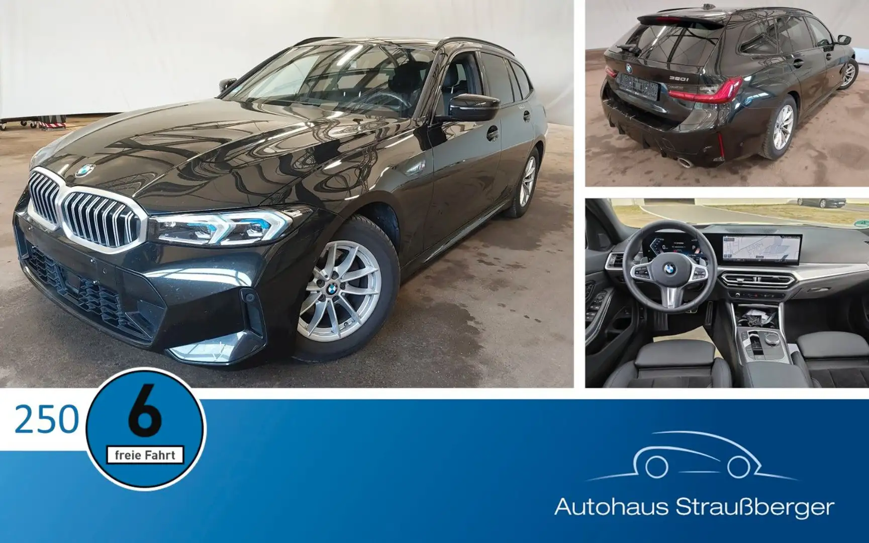 BMW 320 i Touring M Sport AHK ACC HiFi SHZ RFK Memory Schwarz - 1