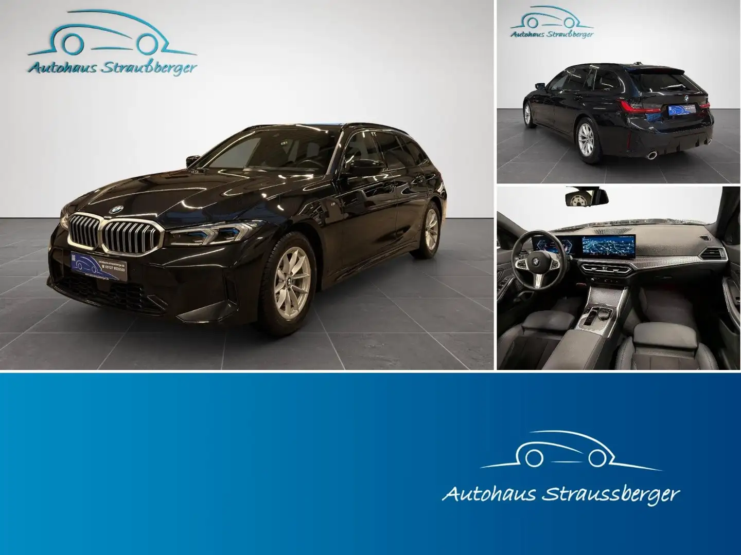 BMW 320 i Touring M Sport AHK ACC HiFi SHZ RFK Memory Negro - 1