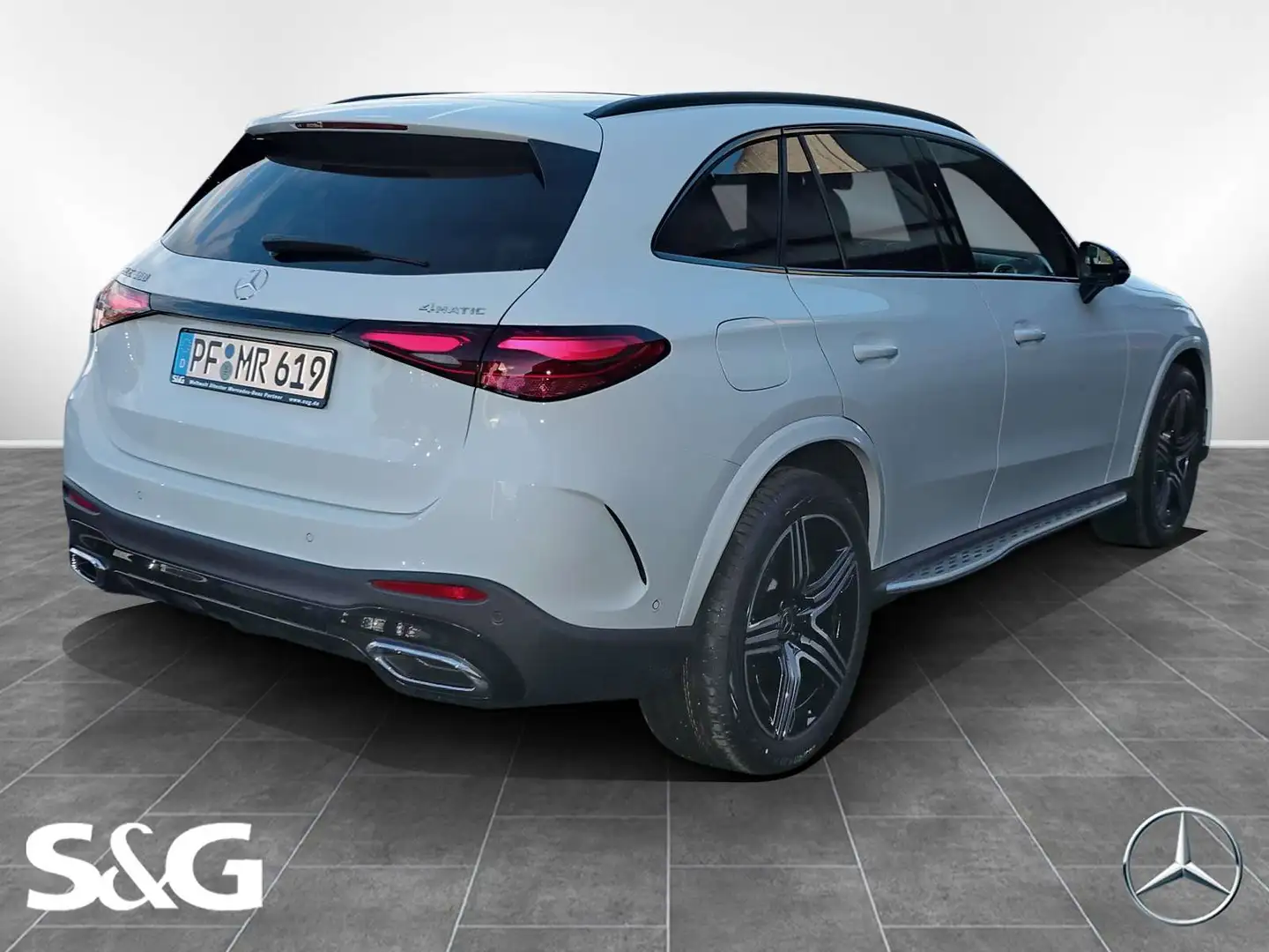 Mercedes-Benz GLC 300 4M AMG Distronic+360°+DIG-LED+Pano+AHK Blanc - 2