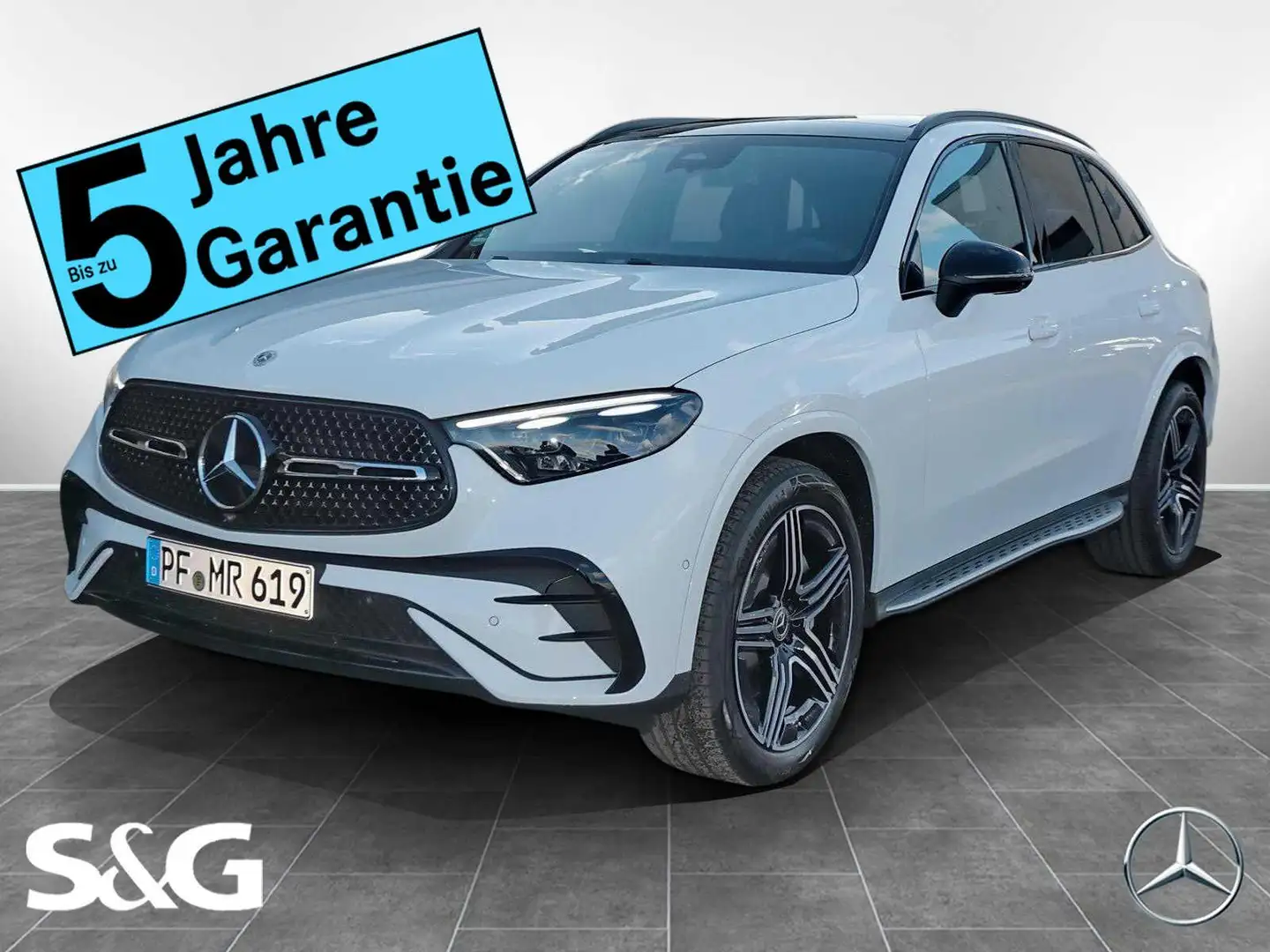 Mercedes-Benz GLC 300 4M AMG Distronic+360°+DIG-LED+Pano+AHK Blanc - 1