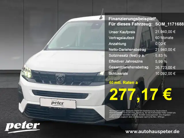 Peugeot Rifter Rifter N1 Allure 110 L1 +Kamera+FSH+Bluetooth+