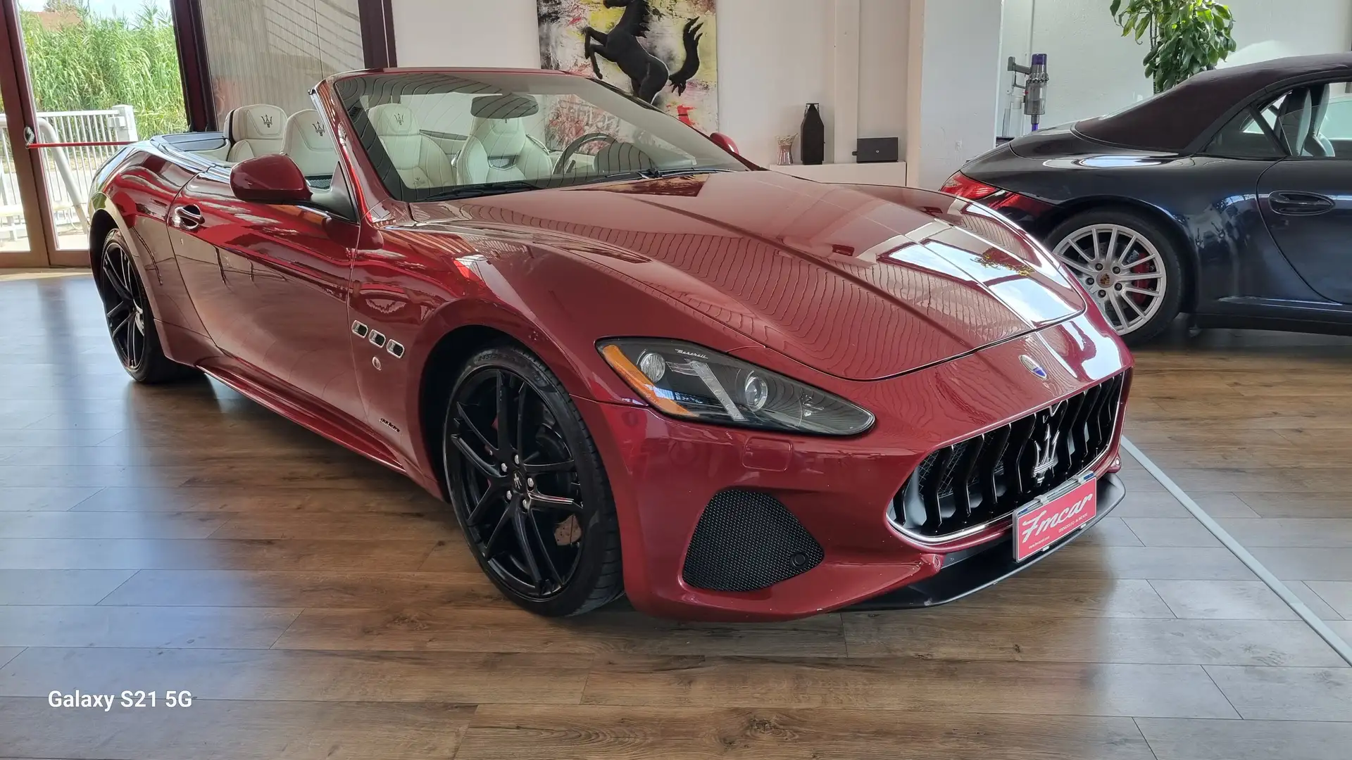Maserati GranCabrio Grancabrio 4.7  V8 Sport auto Rouge - 1