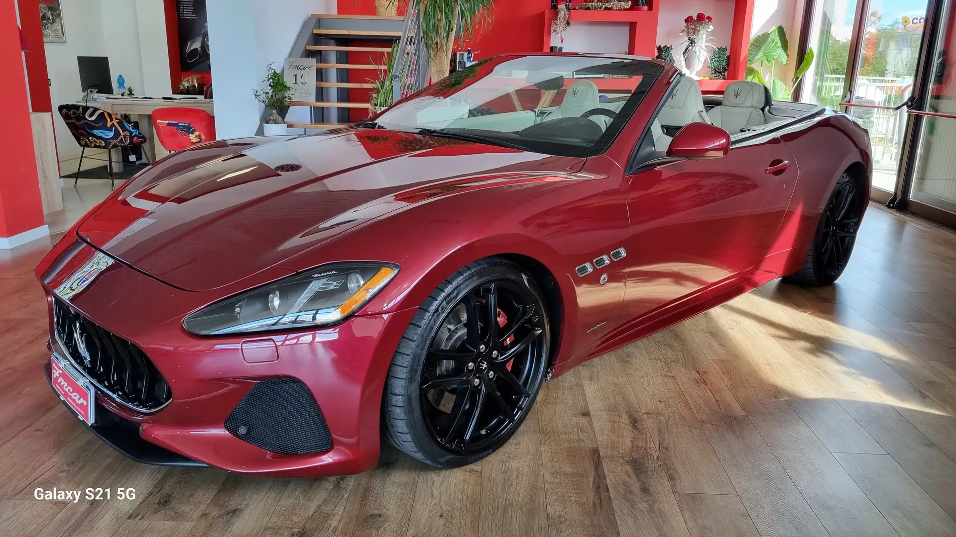 Maserati GranCabrio Grancabrio 4.7  V8 Sport auto Červená - 1