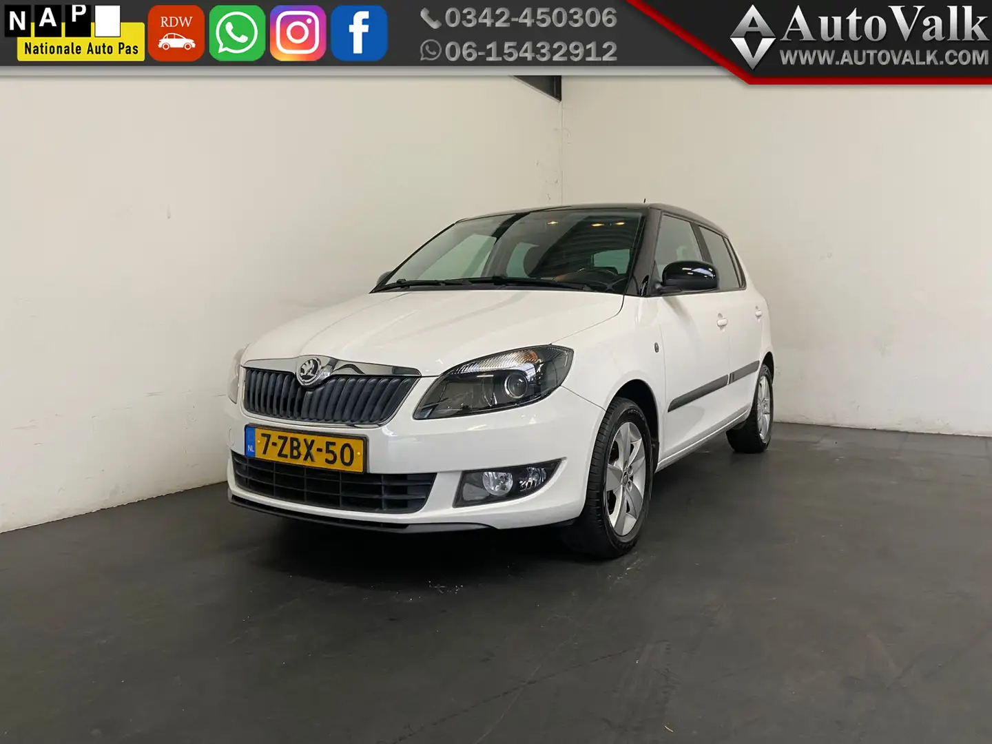 Skoda Fabia 1.2 TSI Drive. Airco! Wit - 1