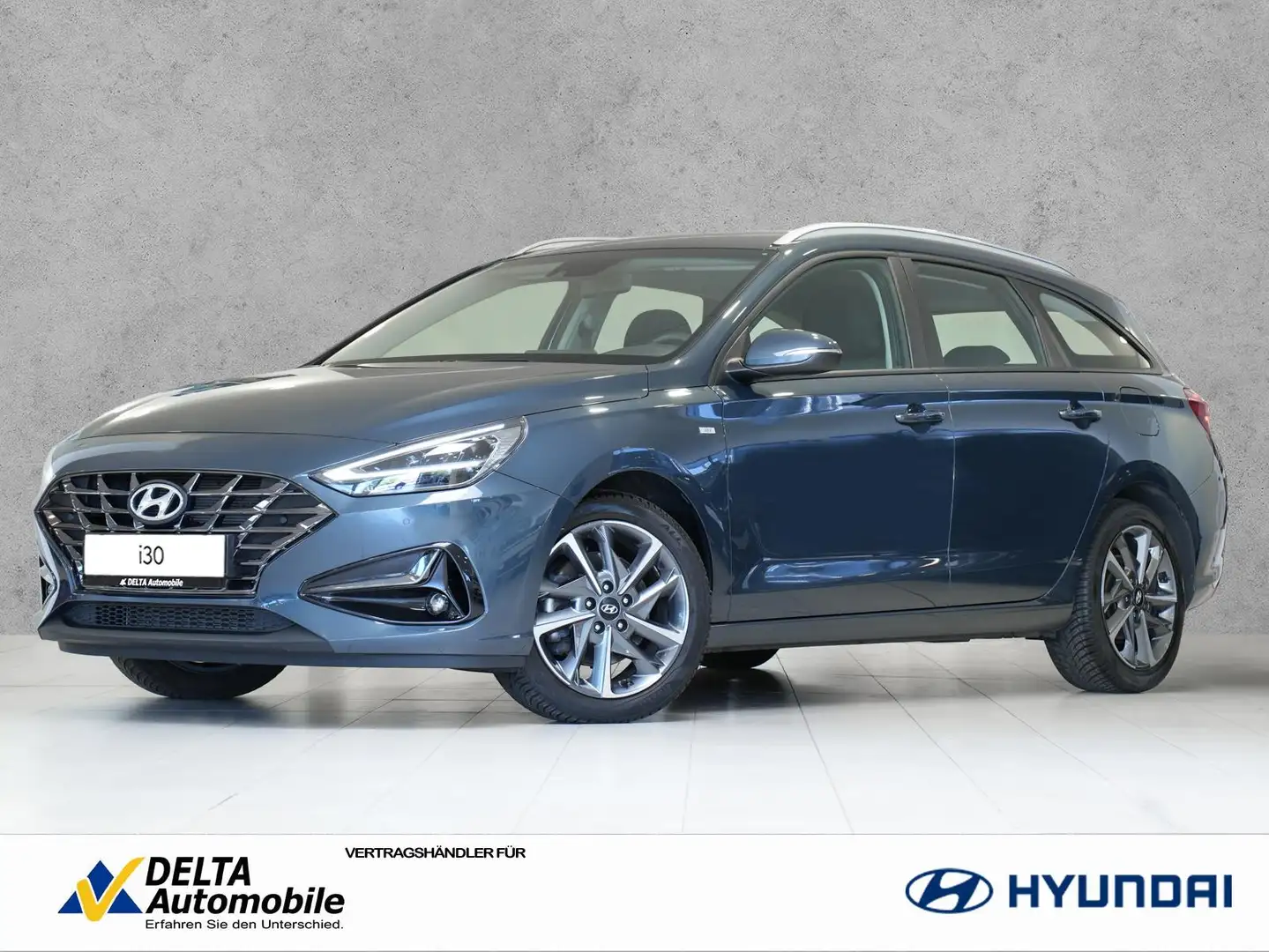 Hyundai i30 Kombi 1.0 TGDI DCT Trend Navi Voll-LED Kamer Blu/Azzurro - 1
