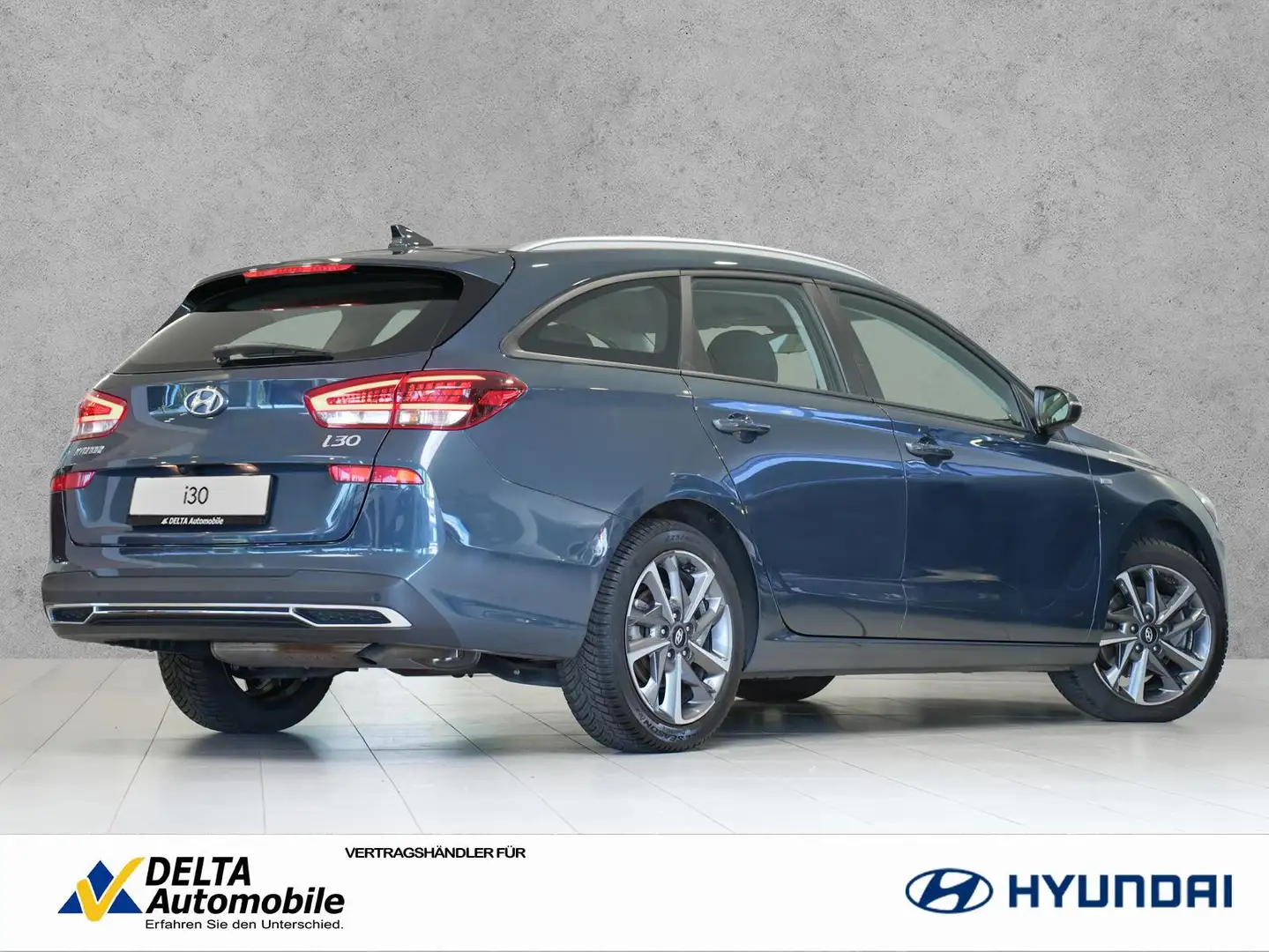 Hyundai i30 Kombi 1.0 TGDI DCT Trend Navi Voll-LED Kamer Blu/Azzurro - 2