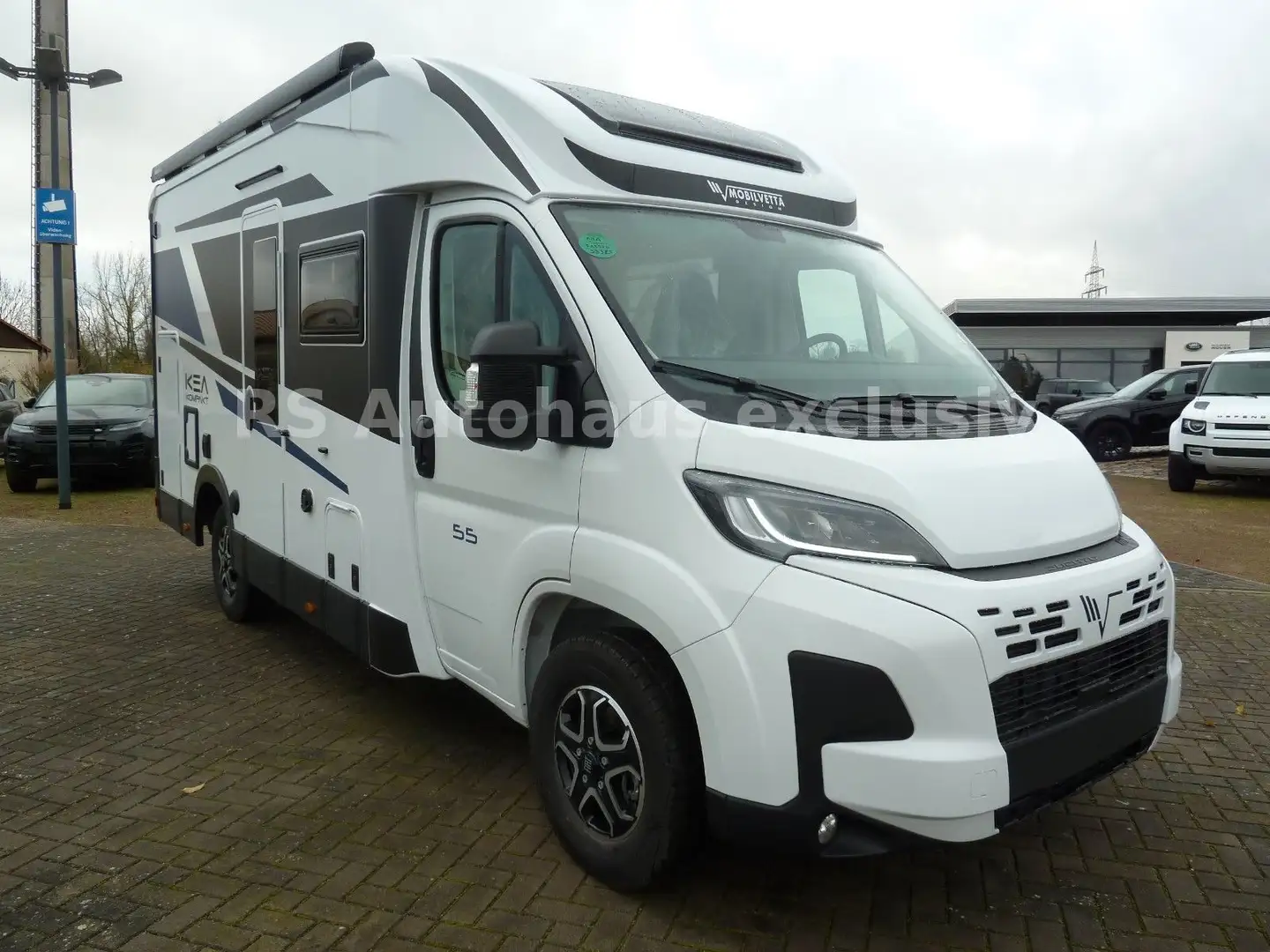 Mobilvetta Kea Kompakt 55 ACC+AT+Solar+Markise+TV+Wlan PDC Weiß - 1