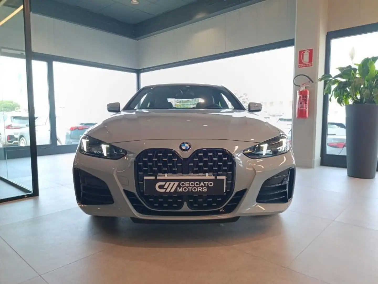 BMW 420 d Cabrio mhev 48V Msport auto Grigio - 2