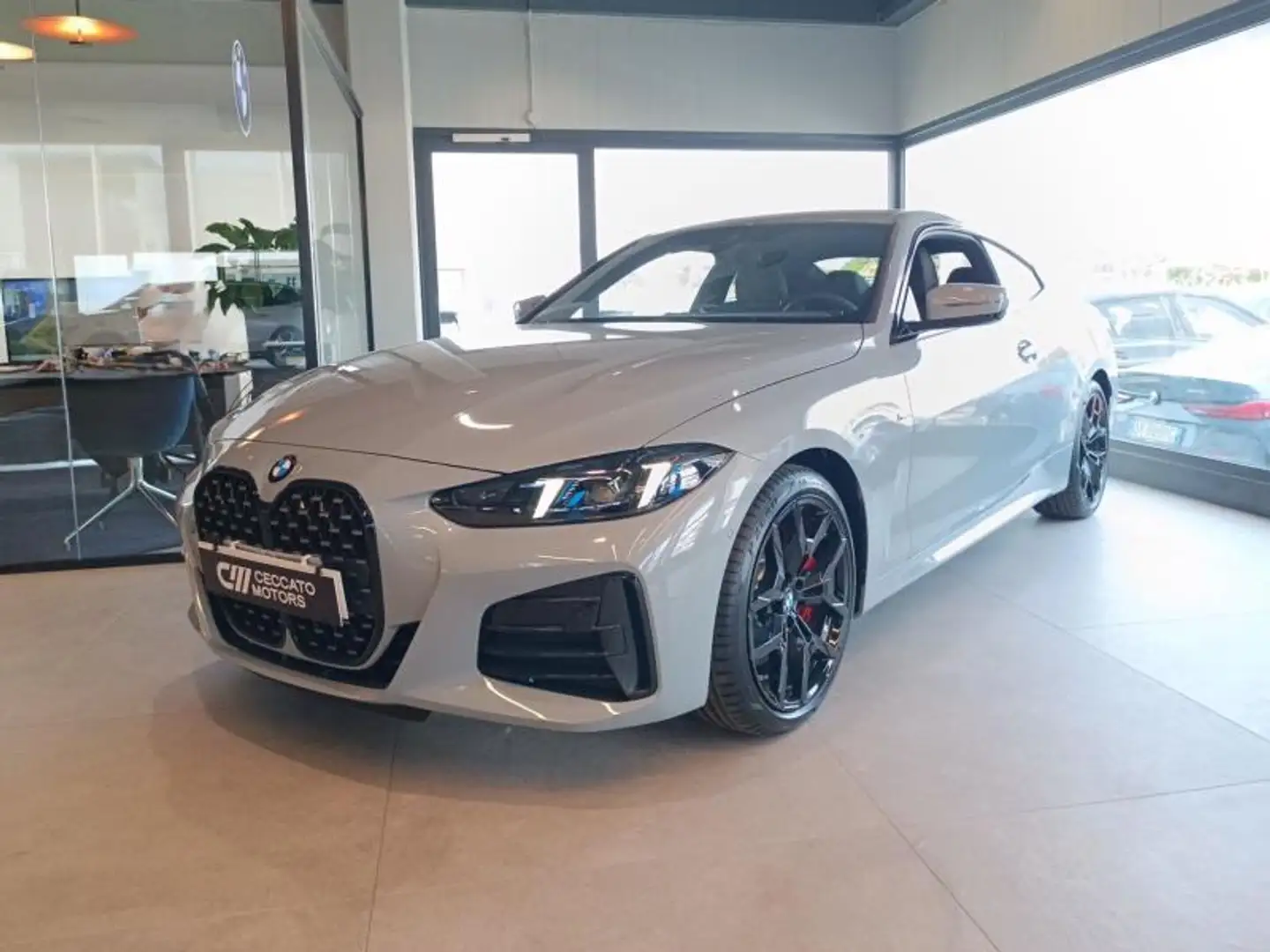 BMW 420 d Cabrio mhev 48V Msport auto Grigio - 1