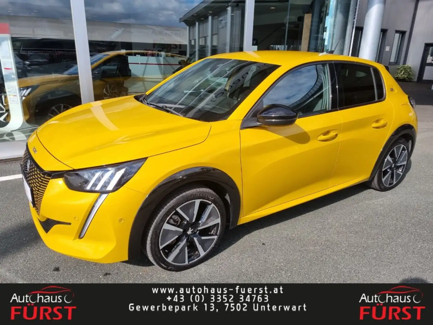 Peugeot e-208 50kWh GT *8-Fach* Jaune - 1