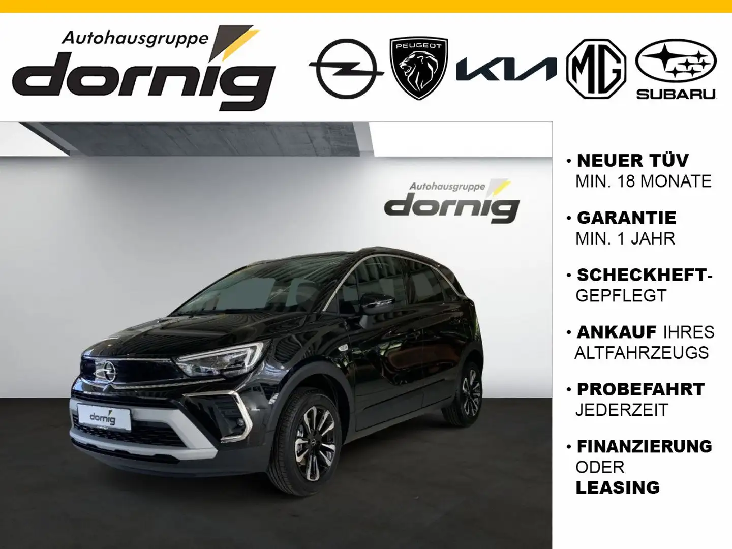 Opel Crossland X Crossland Elegance 1.2 Alu,Winter Paket Schwarz - 1