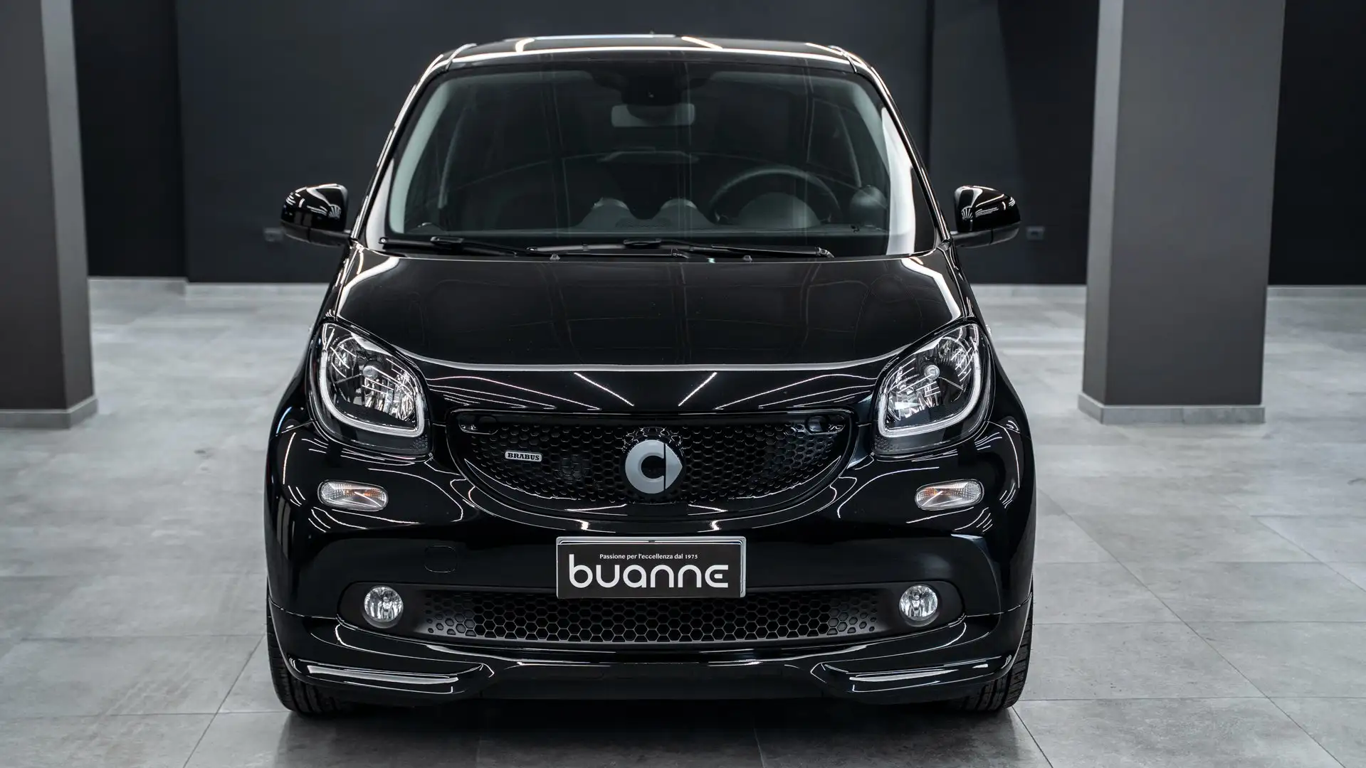 smart brabus Forfour 0.9 109cv twinamic Jbl Navi Italy Km Certi Nero - 2