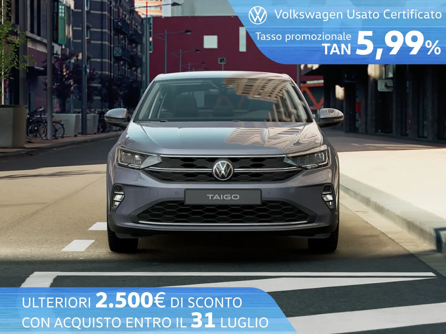 Volkswagen Taigo 1.0 tsi life 110cv Grigio - 2