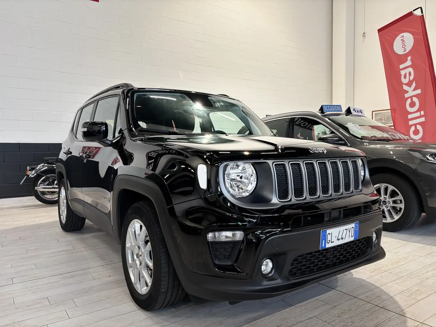 Jeep Renegade LIMITED MHEV 1.5 130CV AZIENDALE UNICOPROPRIETARIO Nero - 2