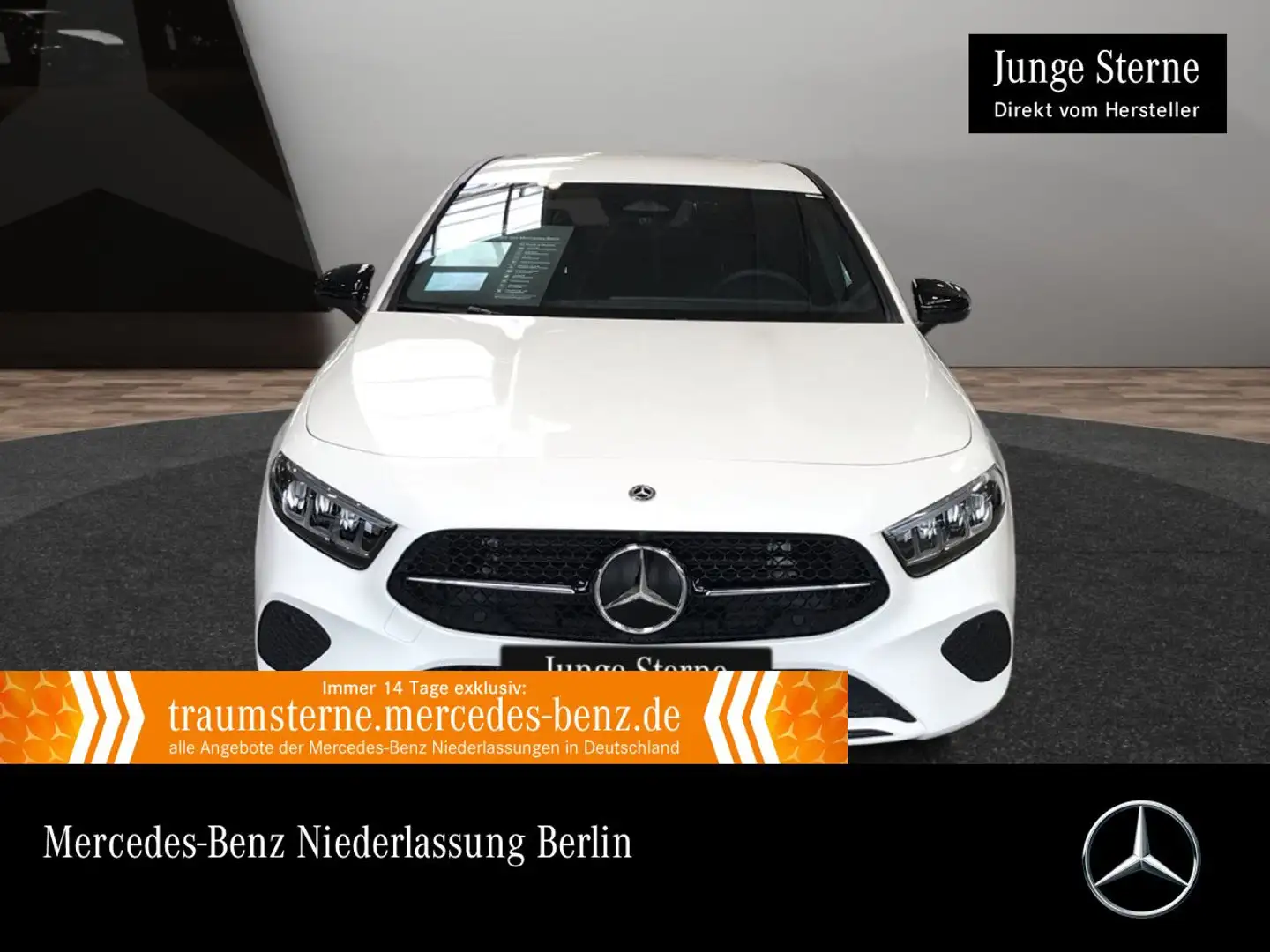 Mercedes-Benz A 180 Lim PROGRESSIVE+NIGHT+LED+KAMERA+7G Blanc - 1
